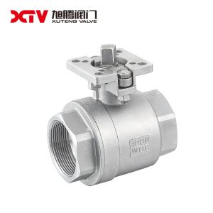 China 2PC BSPT Female Thread Ball Valve for Pump System 304 Material CE/SGS/ISO9001 Certified wholesale