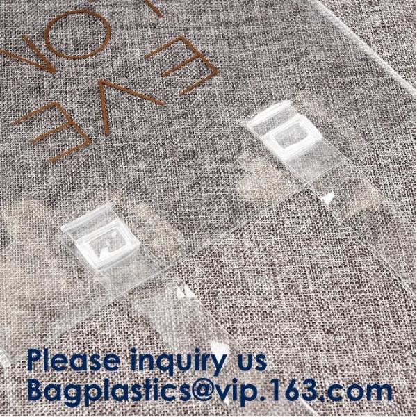 Clear Purple Trendy Shopping Bag,Folding PVC Tote Bag,Waterproof PVC Shopping Shoulder Bag, BAGEASE, BAGPLASTICS