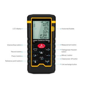 Versatile Digital Laser Distance Meter 100m Volume Laser Measuring Meter