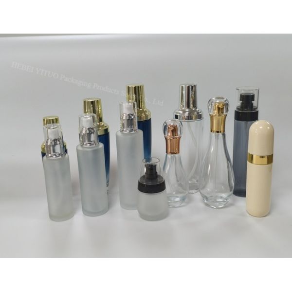 Customized Logo Glass Lotion Bottles Wholesale 100ml