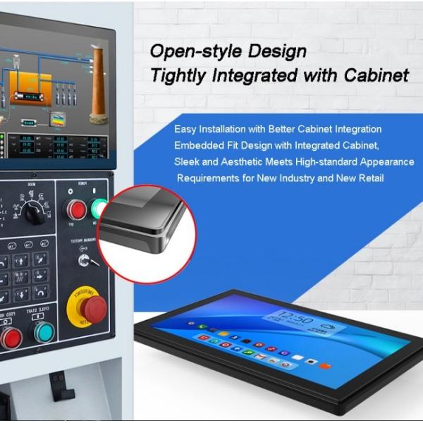 Industrial Touchscreen Display Devices All in One Pc 15 Inch Ips Capacitive Embedded Panel Pc