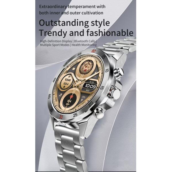 Alloy Case NX1 Pro Smartwatch 1.43 Inch Business Fitness BT Dial Call Smart Watch Amoled Screen