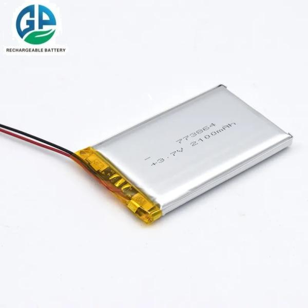 High Capacity 3.7V 773864 3.7V Li-Polymer Batteries Lipo Cell 2100mAh Li Ion Polymer Rechargeable For Mobile Device