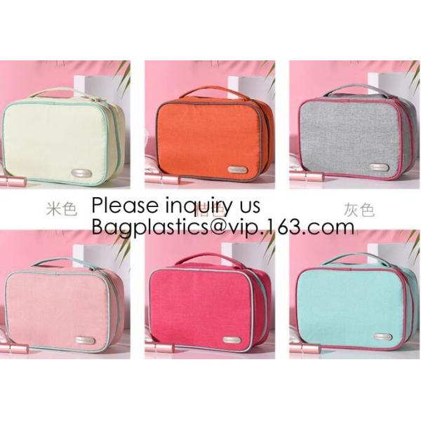 Customized Women/Men Organizer Toiletry Storage Travel Makeup Bag Blank Canvas Cosmetic Bag, bagease, bagplastics