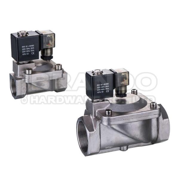 PU220A-06 Shako Type 2/2 Way NC Brass Solenoid Valve 3/4'' 24V DC 4