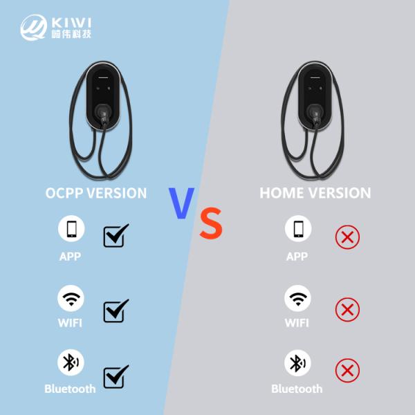 Wallbox 7kw EV Charger Ocpp Type 2 32a 3 Phase Fast Electric Vehicle Charging Station
