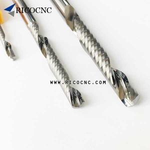 China Solid Carbide single flute spiral CNC Router Bits for Acrylic Cutting on sale