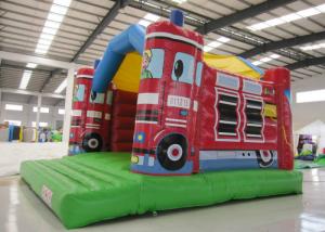 China 0.55mm Pvc Tarpaulin Indoor Inflatable Bounce House , Toddler Jump House Double Stitching wholesale