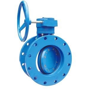 Buy cheap Ductile Iron Flange Butterfly Valve With Gear Box Operator Eccentric Type from wholesalers