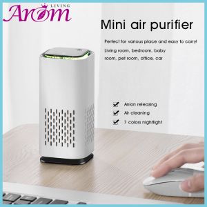 China White ABS USB Charging Mini Air Purifier on sale