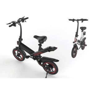 China Lightweight Portable Folding Electric Bike 12 Inch Aluminium Alloy Frame wholesale