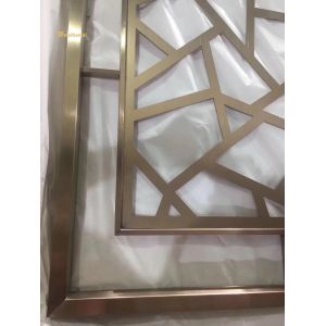 Laser Cut Stainless Steel Room Divider 40mm Thickness GB Standard