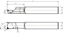 95Kr° Custom PCD And CBN Tools Boring Tool