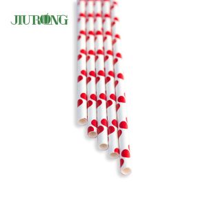 China Restaurant Kraft Eco Friendly Paper Straws Biodegradable 12*230mm wholesale