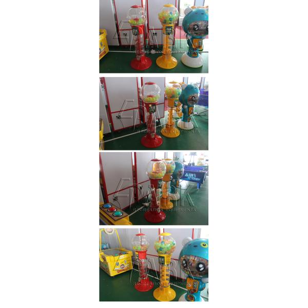 1 Player Amusement Capsule Toy Gumball Machine / Candy Gift Vending Machine