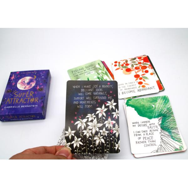 CMYK Paper Tarot Cards Recyclable 300gsm Custom Made Tarot Cards