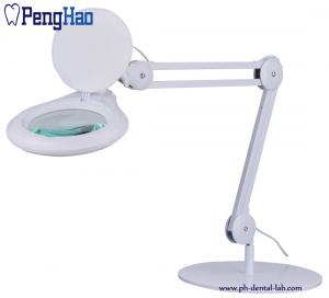 China Flexible portable luminaire bench magnifier loupe lamp with weighted base/dental bench light wholesale