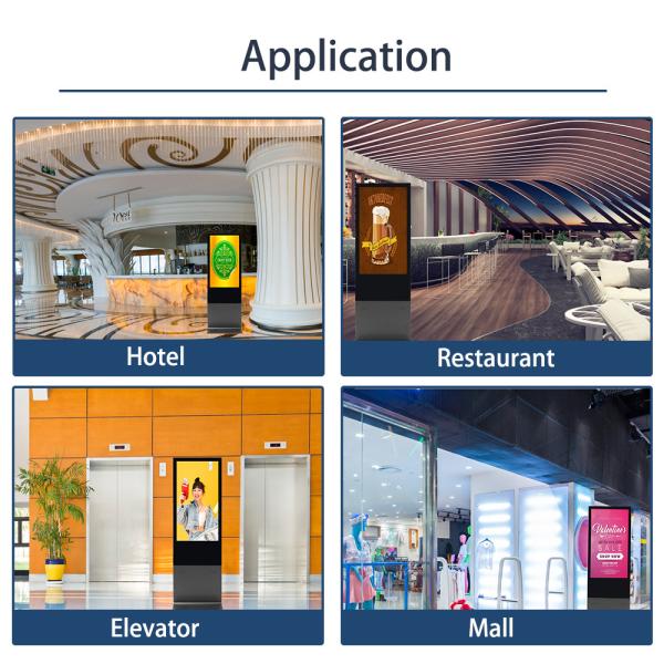 VETO Customizable Outdoor Advertising LCD Display 2000 Cd/M2 Waterproof Portable Digital Signage