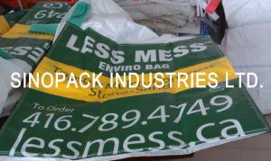 China U Panel Shaped FIBC 4 Panel Printed BOPP Plastic Bags Full open top wholesale