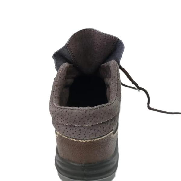 S3 Waterproof Safety Boots Steel Toe Genuine Leather Mid Cut Work Boots