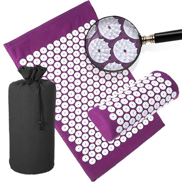 Eco Massage Acupressure Yoga Mat Tearproof Therapy Acupressure Mat