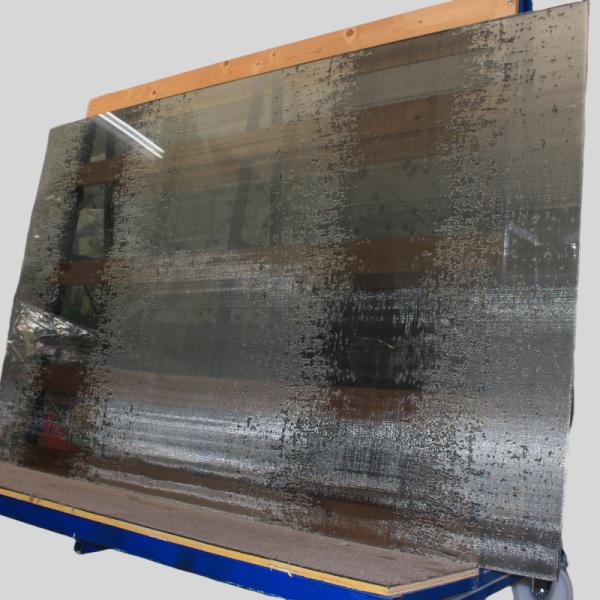 Tinted Color Glass Laminated Wire Mesh For Building Facade