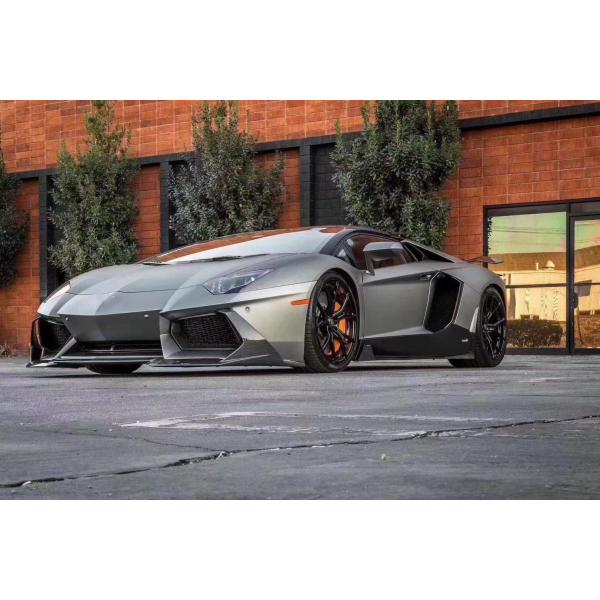 For Lamborghini LP700 Carbon Fiber Body Kit LP700 Upgrade VORs Style Carbon Fiber Front Lip Diffuser Spoiler