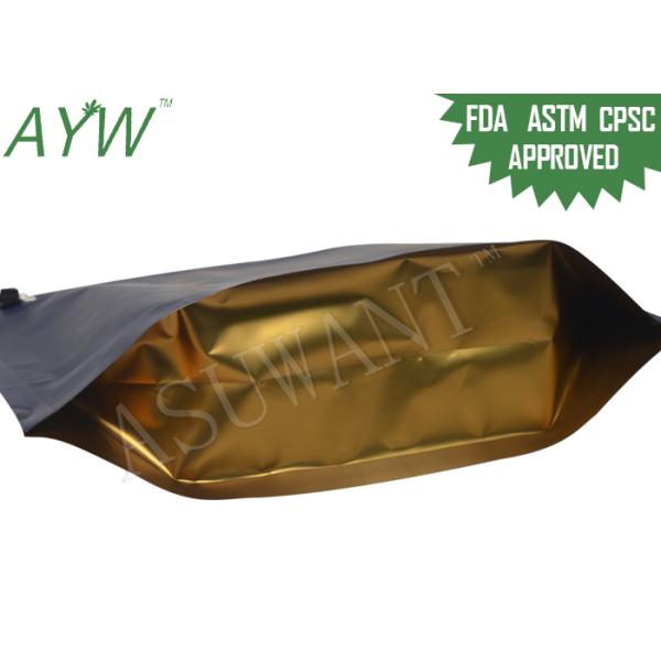 Plastic Top Open Child Proof Zipper Bags Matte Finish With Three Standard Sizes