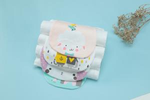 China Unisex Cotton Baby Feeding Apron Cotton Bibs For Newborns wholesale