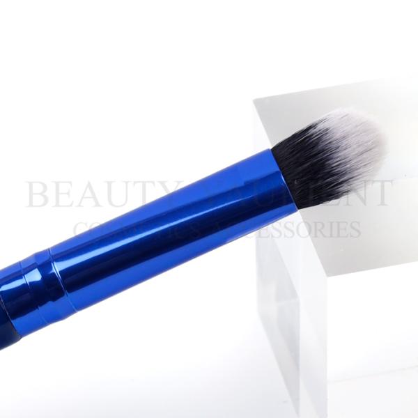 2tones Synthetic Hair Single Eyeshadow Makeup Brush Long Lasting 17.3cm