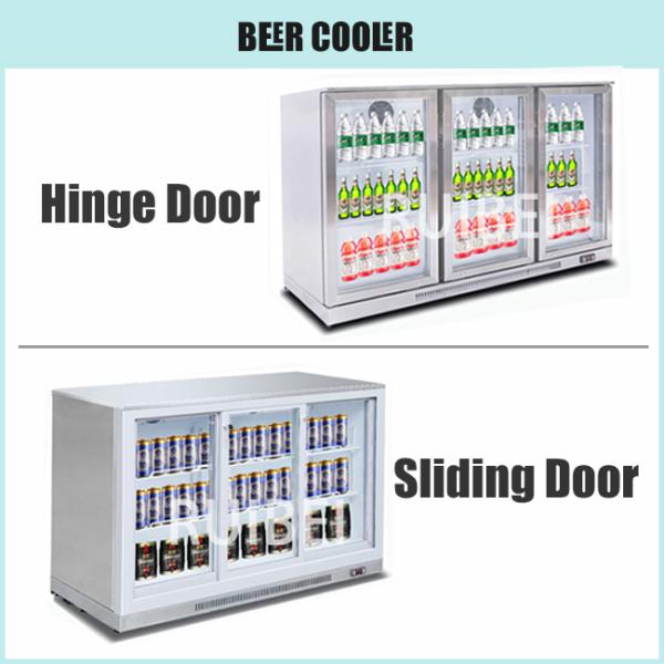 300L Glass Door Counter Top Mini Fridge Desktop Display Cooler