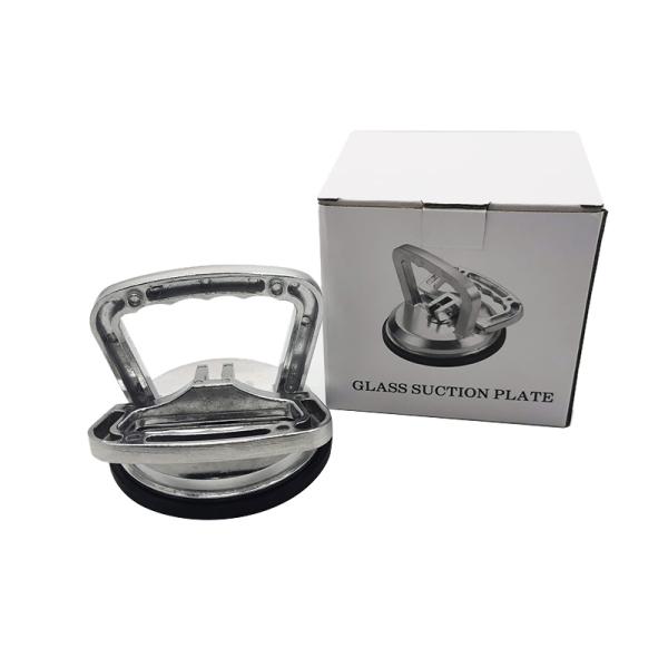 Hot selling strong suction Ceramic metal surface heavy object Single rubber bottom Silver Metal Glass Suction Cup