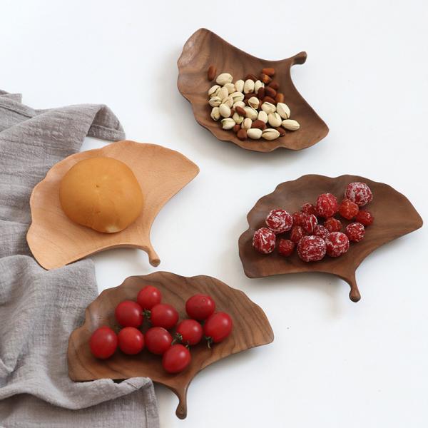 Non Irritation Wooden Dinnerware Set Small Wooden Platter