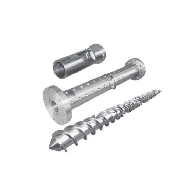 Rubber Extruder Screw / OEM Screw & Barrel For Cold Feed Extrusion Hot Feed Extrusion.