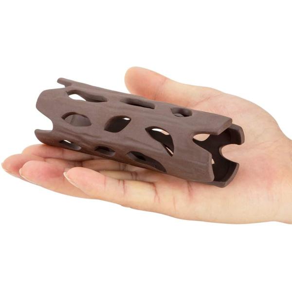 HYGGER Ceramic Realistic Wood Saltwater Tank Accessories