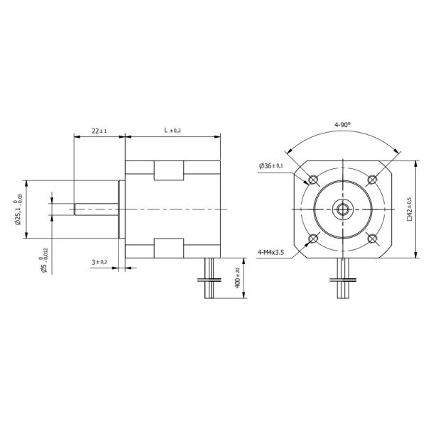 High Torque Automotive Electric BLDC Motor 6000rpm W4241