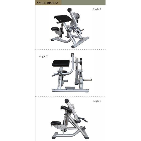 Life Fitness Biceps Curl Hammer Strength Exercise Machine Color Customized