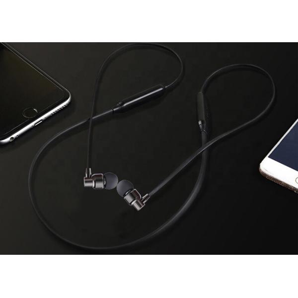 130mAh Black Magnet Wireless Bluetooth Sport Earbuds 150 Hours Standby Time