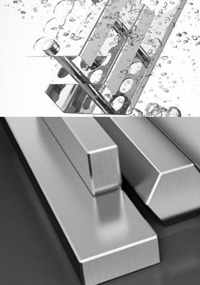 Multifunctional Wall Mounted Bathroom Shelf , Stainless Steel Toothbrush Holder OEM