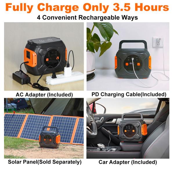 EU Warehouse 80000mAh Camping Portable Power Supply 300 Watt Portable Power Station