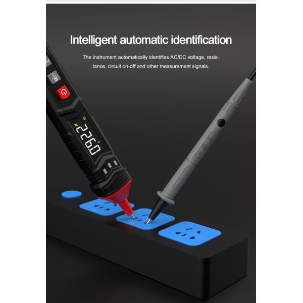 HT121 Pen Type Digital Multimeters Smart Handheld Multi-meter True RMS LCD 4000 Counts Universal Meter Voltmeter DC/AC