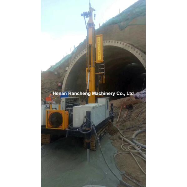 Hydraulic High Pressure Jetting Drilling Rig Electric Motor 130m - 170m Depth