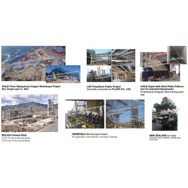 Industrial Structural Steel Fabrications Bolivia Cement Plant