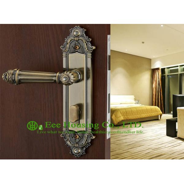 European style Entrance Villa Door Lock, double bolts mortise lock , Antique Brass finish