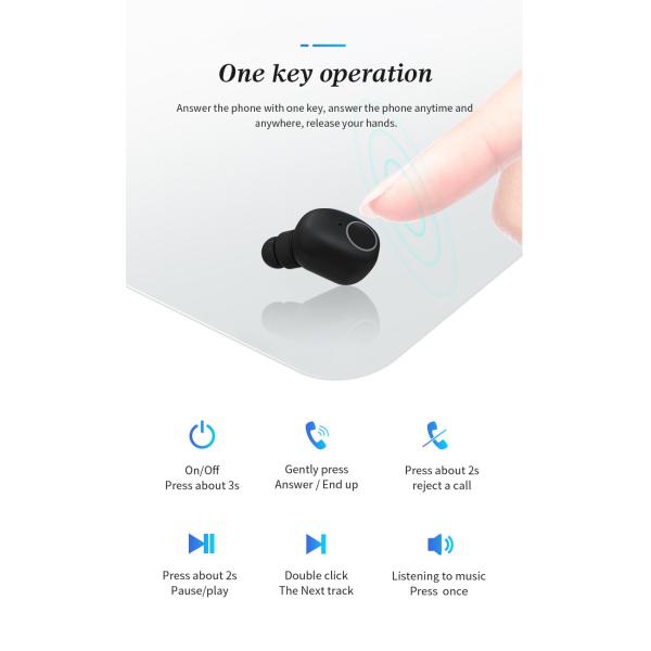 Amazon Top Seller 2019 HIFI Earbuds TWS Wireless earphones RX18 for Noise Cancelling