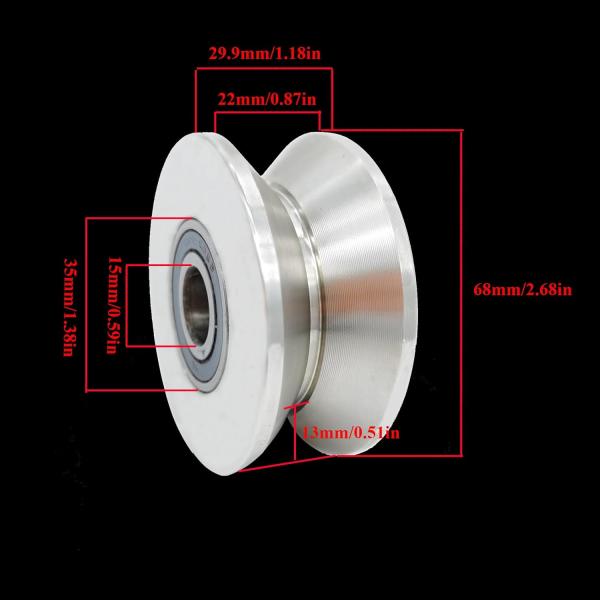V-shaped Groove Wheel Gate Wheel for Smooth Sliding Doors in Various Applications
