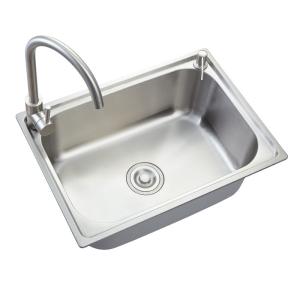 China Undercounter Stainless Steel Bar Sink 530x380x200mm Single Bowl wholesale