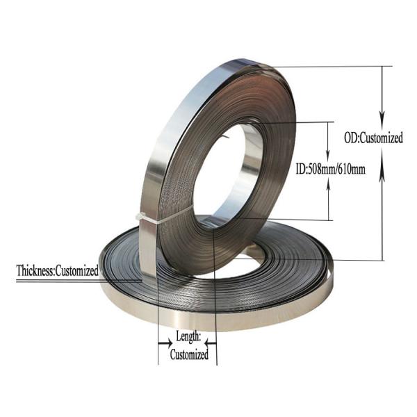 59mm Cold Rolled Stainless Steel Strip Band SS 201 304 Grade
