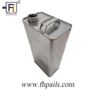 China UN Rated 2 Gallon Tinplate Oblong Can For Chemical Engine Oil wholesale