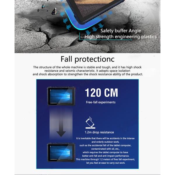 Waterproof 6Y30 CPU RJ45 Tablet Windows 10 Rugged Fingerprint